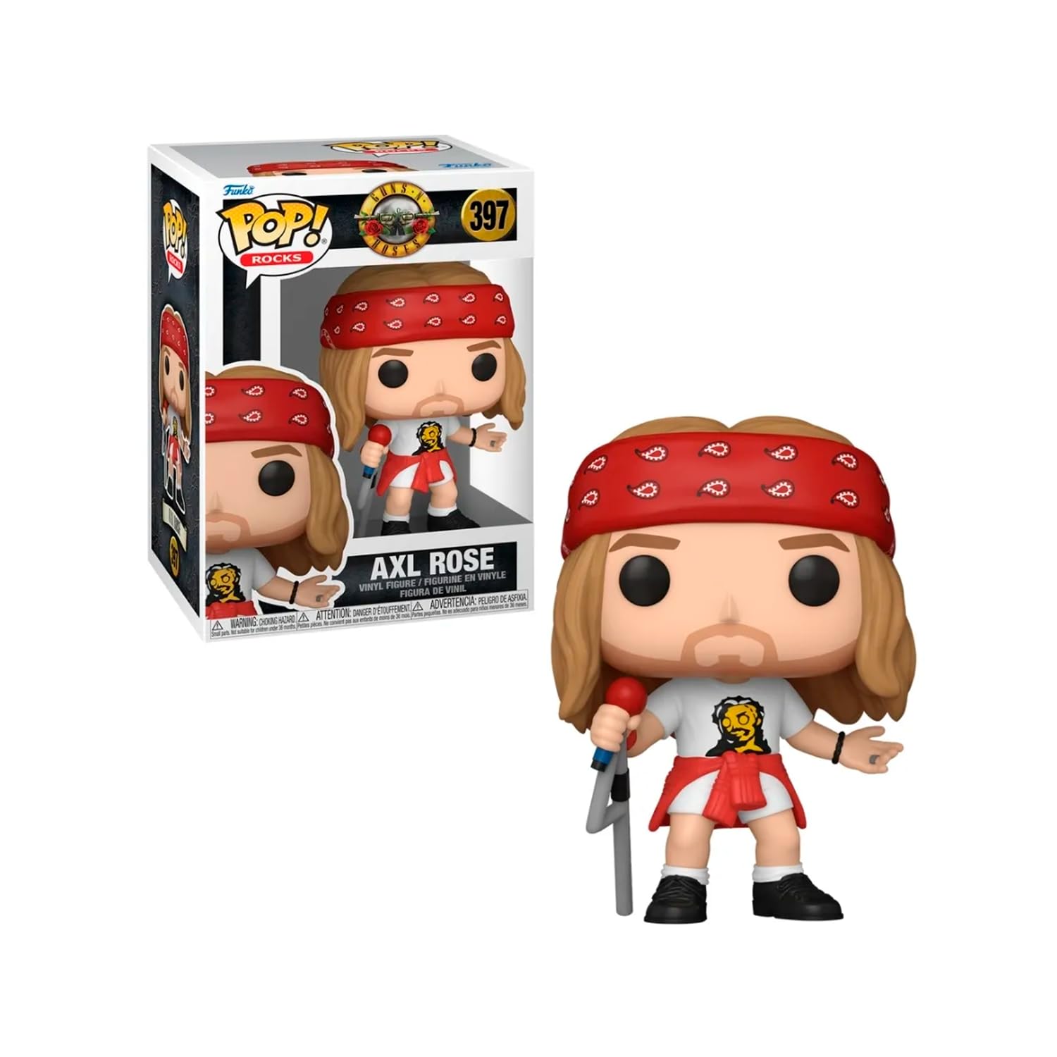 Boneco Funko POP! Rocks - Guns N' Roses - Axl Rose : Amazon.com.br